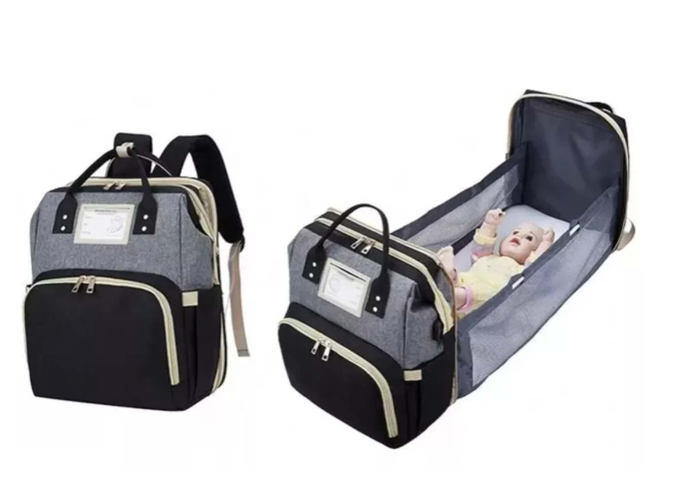 BOLSO PAÑALERA CON CAMBIADOR DE BEBE